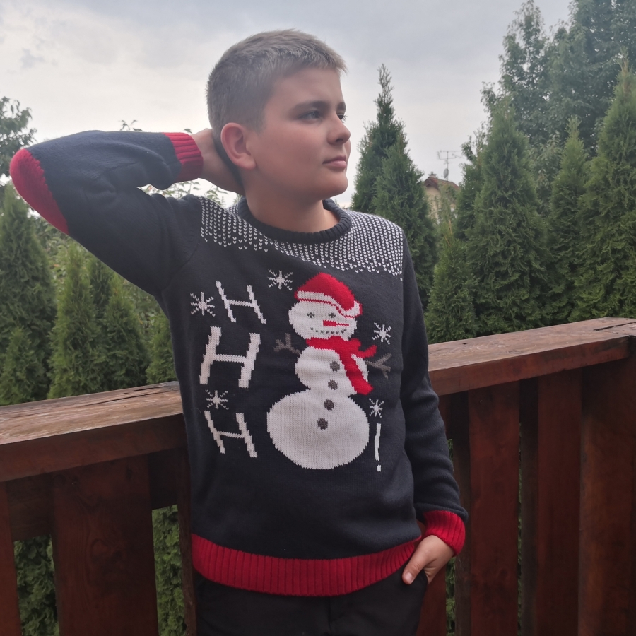 Vánoční dětský pulovr HOHOHO 44995
