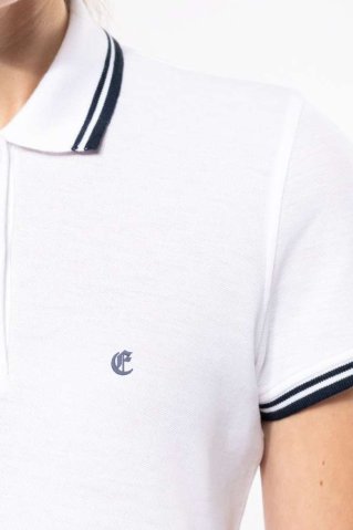 Tricou polo dama Mima alb