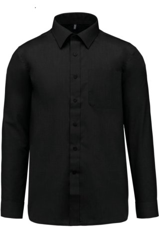 Men’s black oversized shirt 00200BIG – short sleeve 3XL–6XL