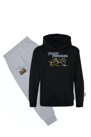 Detská tepláková súprava Transformers čierna