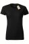 Tricou basic damă uni Ewident (190 g/m², 100% bumbac)