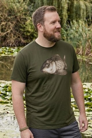 Fish6 carp T-Fishing T-shirt with carp print