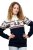 Women's Sweater Petra Blue-Natural