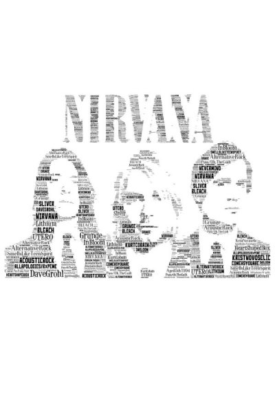 Pánske tričko Nirvana biela