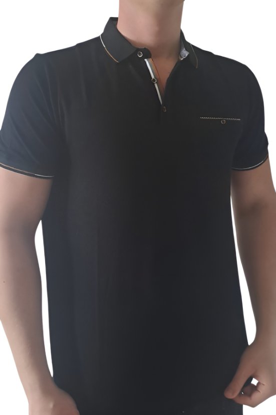 Muška crna polo majica Pedro