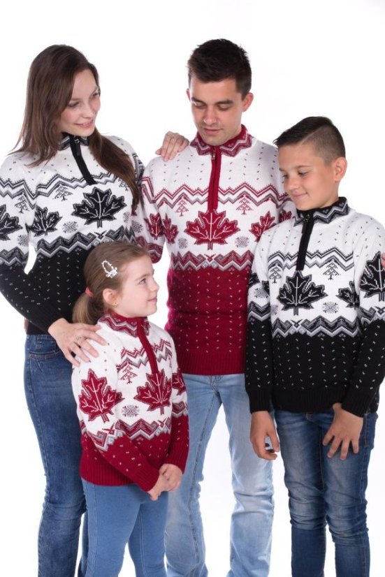 Dječji norveški bordo pulover – Javor