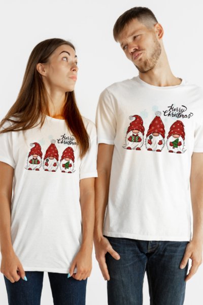 Vianoční tričko Gnomici