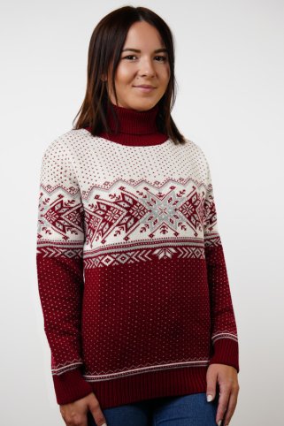 Dámsky nórsky rolák Igora-R bordo