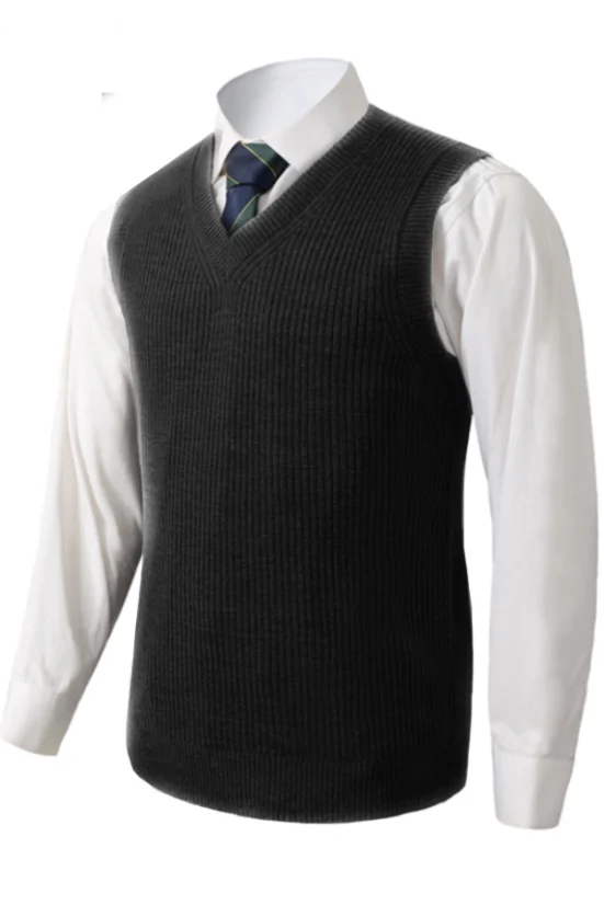 Knitted vest DIBBER BB black