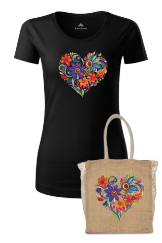 Tricou dama maneca scurta negru MDZ3