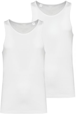 Nátelník 100 % bavlna /2 ks v balení / bílá