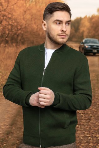 Hajduja-AZ Men’s Wool Hunting Sweater