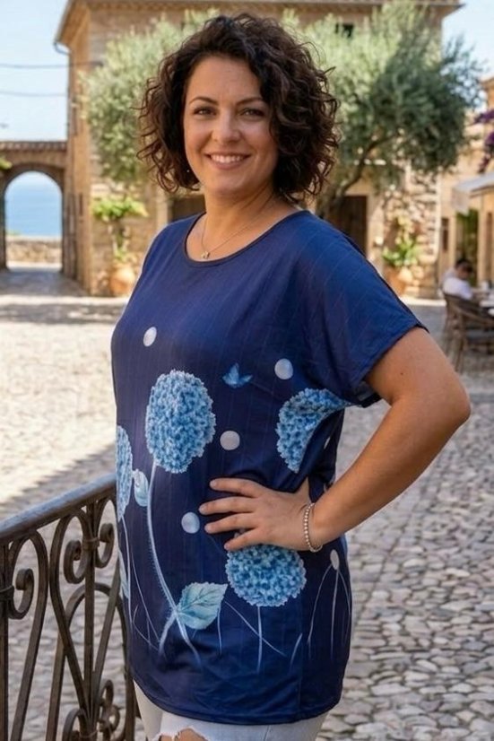 Ženska elegantna  bluza JVP3017 – prozračan ljetni materijal