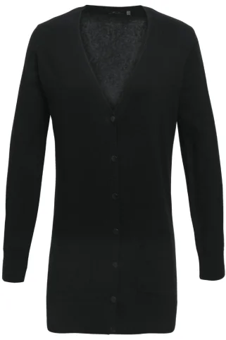 Damenstrickjacke 00698 Schwarz