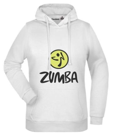 Hanorac Zumba alb
