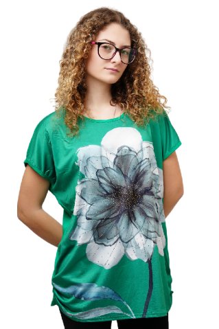 Ženska zelena bluza JVP3006