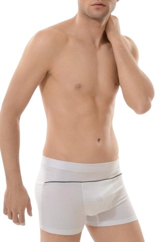 Boxerky 32239X 92% bavlna - 8% elastan /2ks v balíku/ - biela