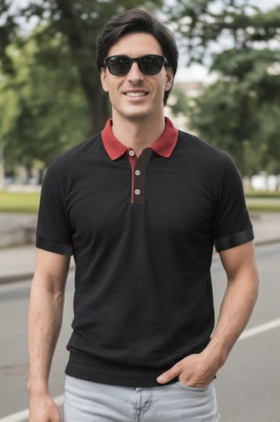 Elegantno polo 44260 crna