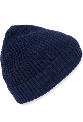 Pletená čiapka unisex 03553 navy