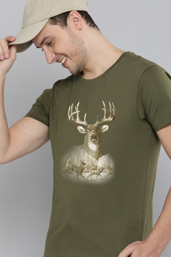 Deerfamily_PtriKR zöld póló