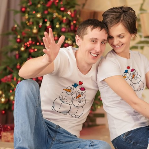 Vianočné tričko Snowlove