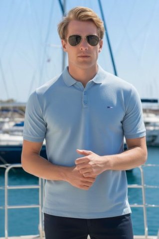 Muška PREMIUM polo majica s vezom Theo