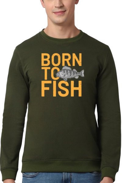 Férfi pulóver horgászoknak Borntofish