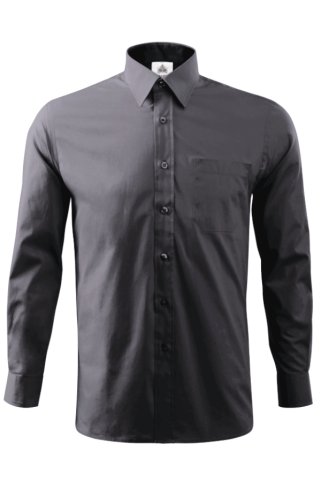 Men’s dark grey long sleeve shirt