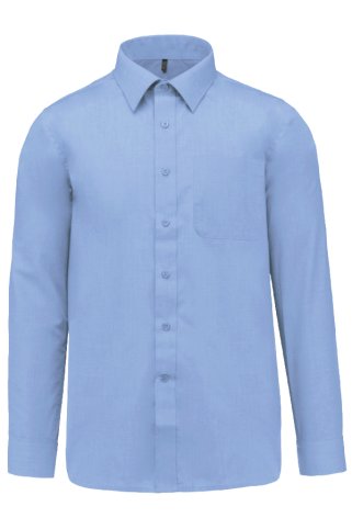 Pánska svetlomodrá košeľa – nadrozmerná 3XL–6XL
