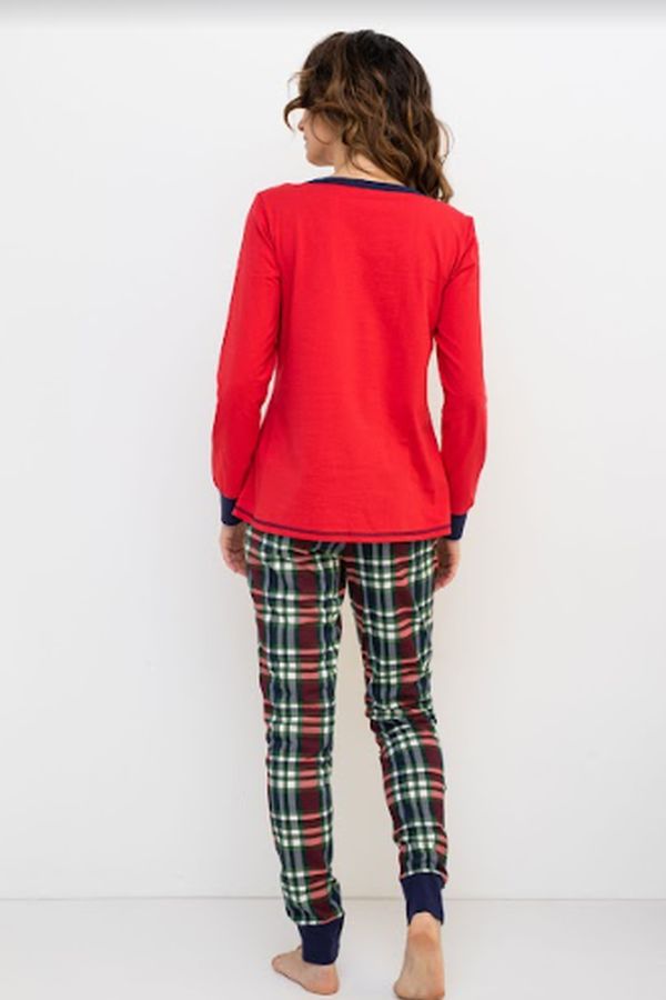 Női pizsama 21033 piros