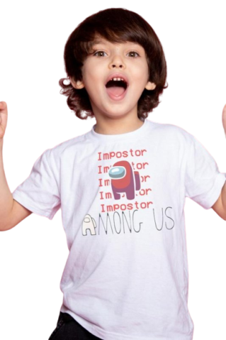 Amongi gyerek póló fehér