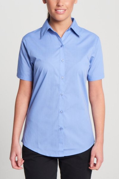 Košeľa s krátkym rukávom 00300-1 modrá