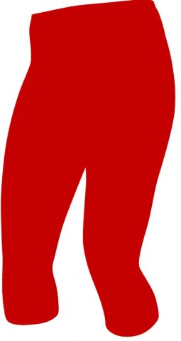 Jambiere 3/4 26237X red