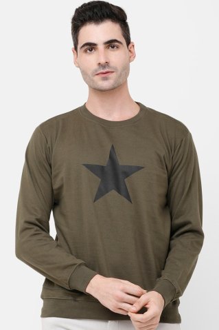 Pánska kaki mikina Starmik