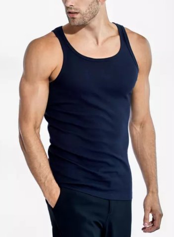 Nátelník 100 % bavlna /2 ks v balení / navy