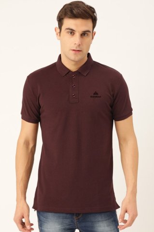 Pánska vínová polokošeľa 6611342