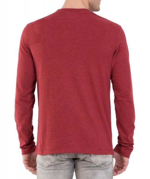 Pánske tričko dlhý rukáv 461144X červená