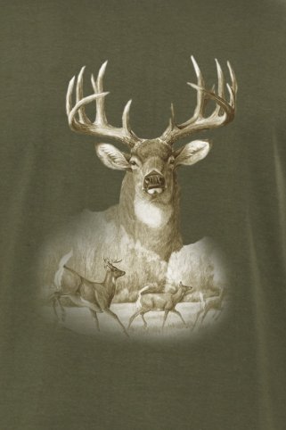 Tričko pre poľovníkov Deerfamily