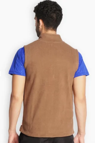 Outdoor mikropolár melegítő mellány 44913 camel