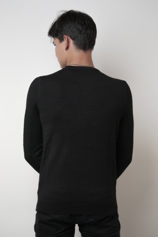 Pulover de navy pentru bărbați 8325