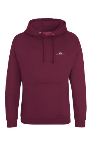 Pánska bordová mikina s kapucňou
