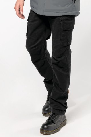 Men’s dark grey cargo trousers