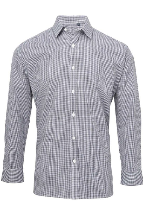 Luksuzna muška crna košulja EWIDENT