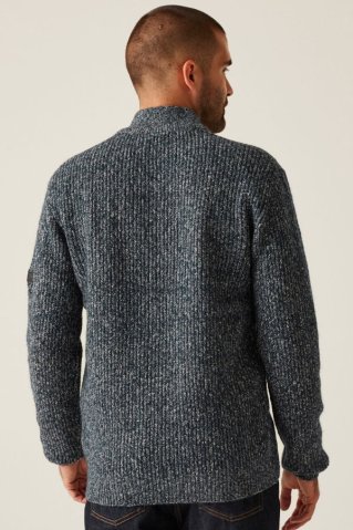 Férfi kardigán 97673 navy