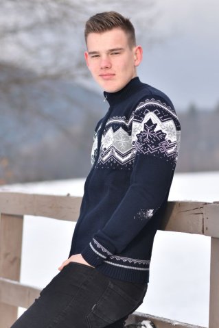 Sweter męski CANADA niebieski