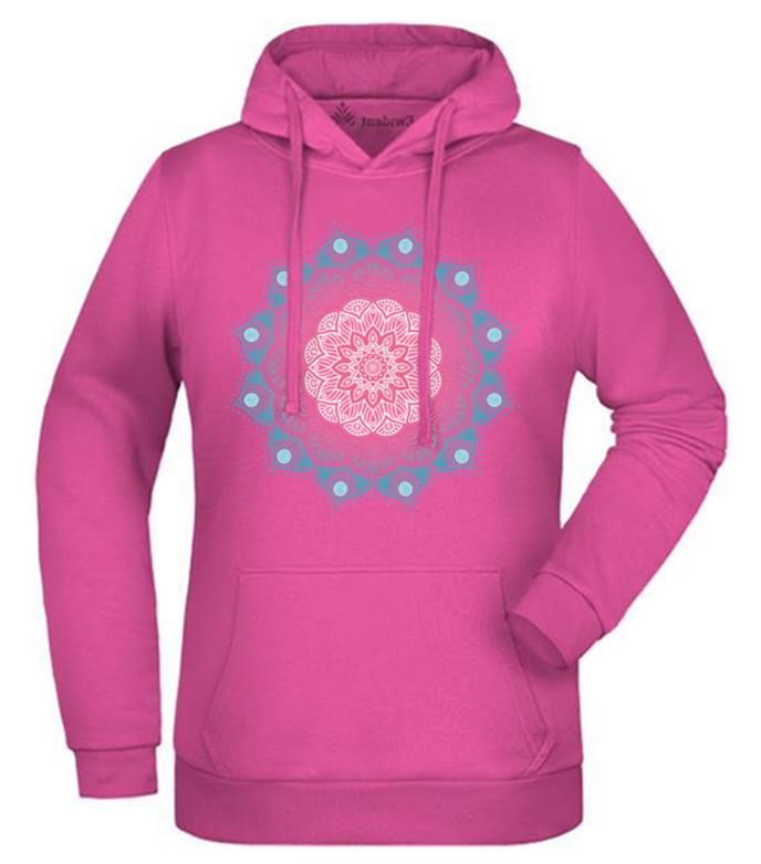Női pulóver Mandala 2 rózsaszín
