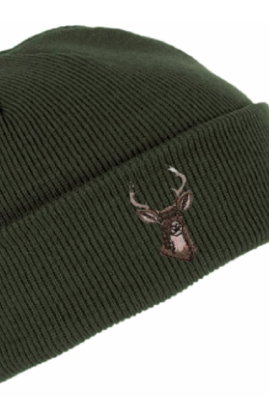 Pletena lovačka kapa Deer031 zelena