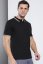 Muška crna rastezljiva polo majica