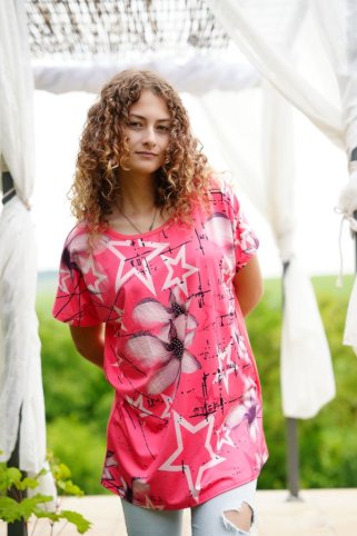 Ženska bluza JVP3015 pink