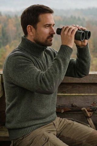 Elegancki sweter myśliwski Kasius-Z